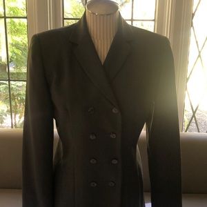 Olive Green Crepe Blazer size 6